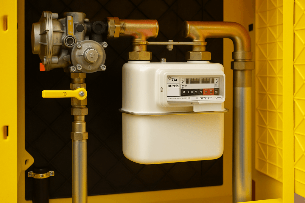 Przegląd instalacji gazowej w aplikacji (w domu i mieszkaniu).